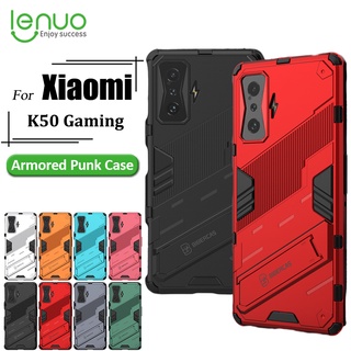 เคสโทรศัพท์มือถือ กันกระแทก พร้อมขาตั้ง สไตล์พังก์ สําหรับ Xiaomi Redmi K50 Pro K40 Gaming K30 Pro Poco F4 GT F3 GT