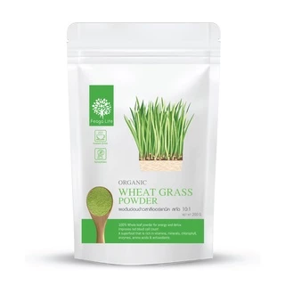 ผงต้นอ่อนข้าวสาลี ระบบเลือด Organic Wheat Grass Powder ผง superfood ยี่ห้อ Feaga Life 200 กรัม