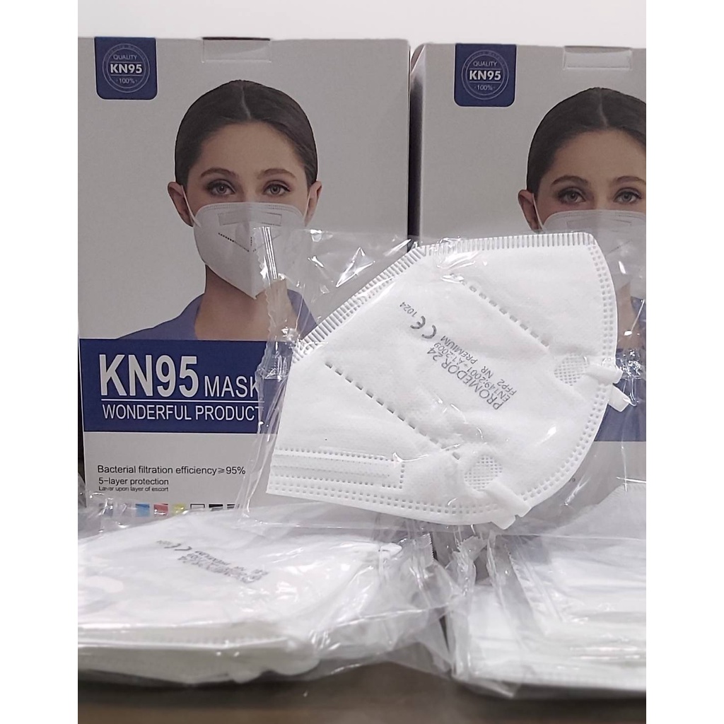 หน้ากากอนามัย KN95 Face Mask PM2.5 หน้ากาก กันเชื้อโรค ฝุ่น ละออง คาร์บอน แท้100% หนา ผ้าปิดปาก ผ้าปิดจมูก