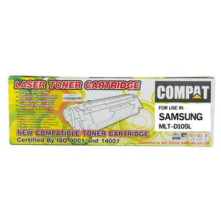 ตลับหมึกโทนเนอร์ สีดำ เครื่องพิมพ์เลเซอร์ ยี่ห้อ COMPAT SAMSUNG รุ่น D105L