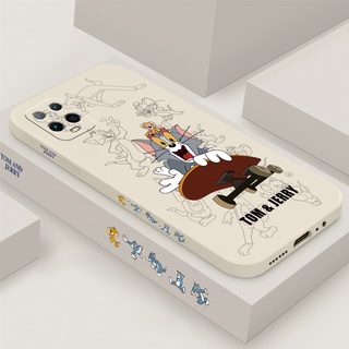 เคสซิลิโคนนิ่ม ลายการ์ตูน Tom&amp;Jerry สําหรับ Xiaomi POCO X3 NFC M4 Mi 12 12X 11 11T 10 PRO ULTRA LITE Mi 9 Redmi NOTE 10 9 8 8A PRO 9A 9C NFC 9T