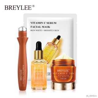 BREYLEE Vitamin C Series Whitening Face Mask Eye Cream Serum Remove Dark Circle Spots Moisturizing Skin Care Essence Age