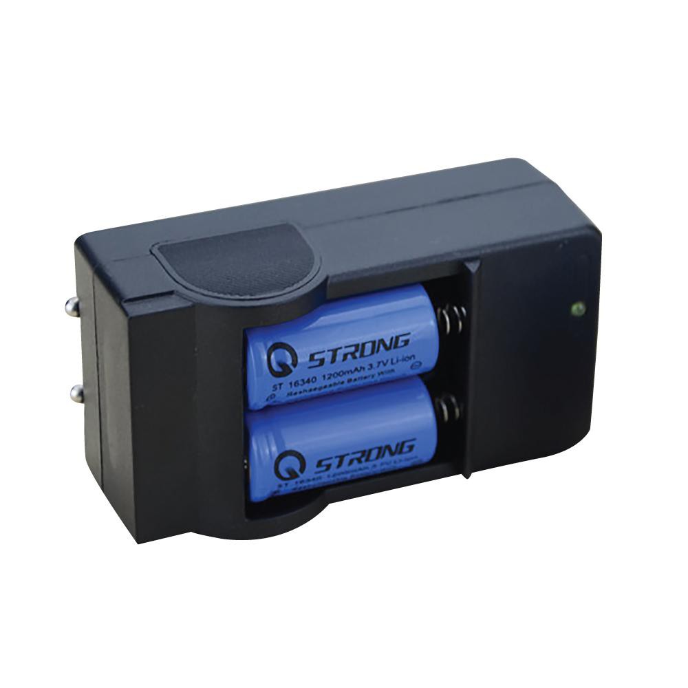 ที่ชาร์จถ่าน Lithium-ion 16340 รางคู่ รุ่นถูก (x1ชิ้น)