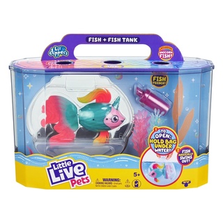 (ของแท้100%) พร้อมส่ง! Little Live Pets - Lil Dippers Fish and Tank: Fantasea