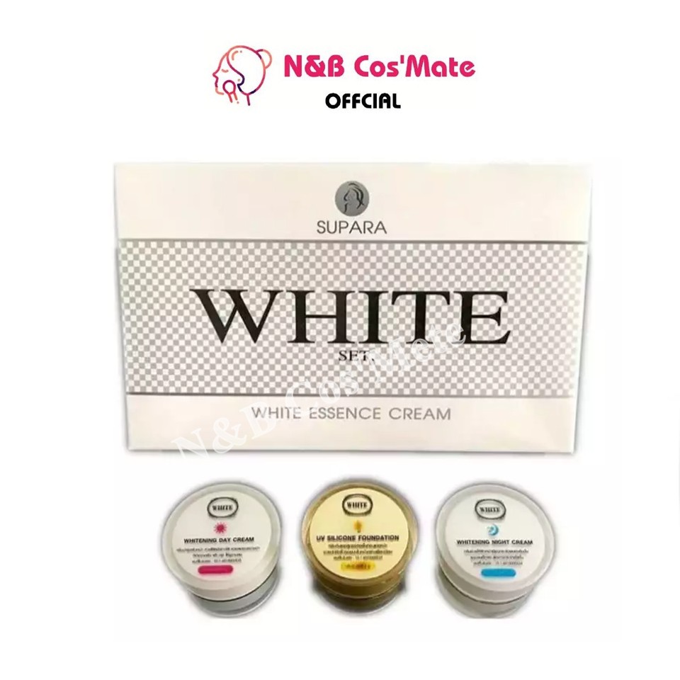 พร้อมส่ง | ถูก | ของแท้ เนื้อครีมเต็มกระปุก ไม่ยุบ ครีมไวท์เอสเซนส์ ไวท์เอสเซ้น White essence cream @NB Cos’Mete