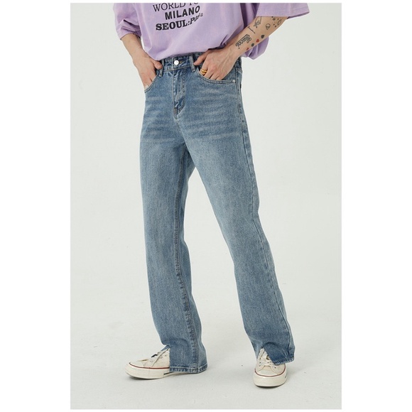 Milano jeans กางเกงยีนส์เอวสูงทรงกระบอก #4