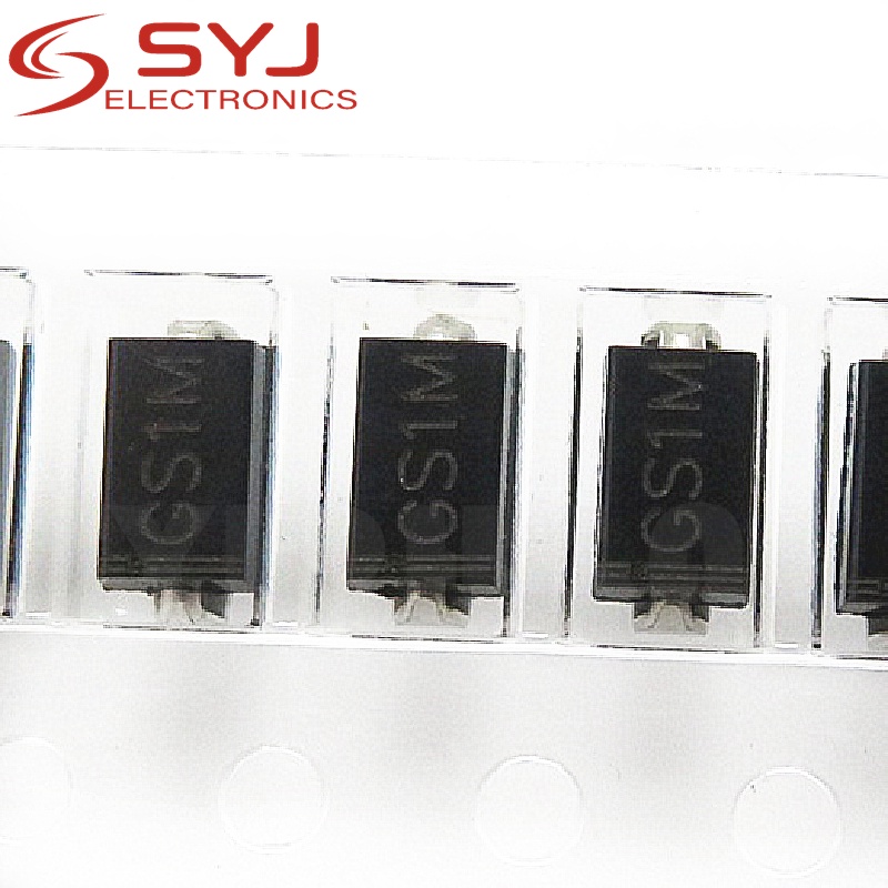 100pcs/lot GS1M SMD Rectifier Diode GS1M Making S1M SMA DO-214AC In stock