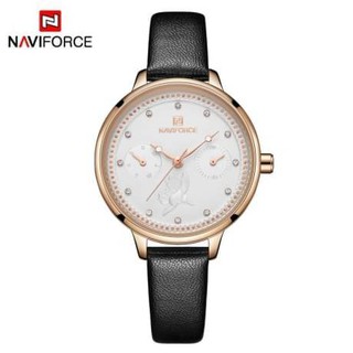 Naviforce- สายหนัง-งานแท้กันน้ำ1 00% -พร้อมกล่องแบรนด์+การ์ด⌚ Code:080664