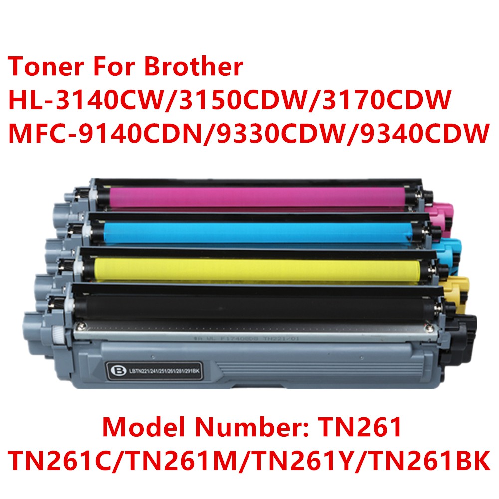 [ลดล้างสต็อก เลิกกิจการ]ตลับหมึกเทียบเท่ารุ่น TN-261/TN261ใช้กับ Brother MFC-9140CDN/MFC-9330CDW/MFC-9340CDW/HL-3140CW/H