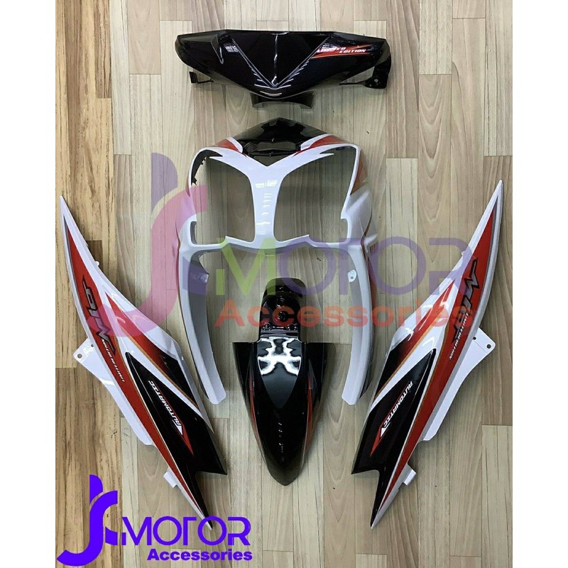 5ชิ้น​ ชุดสี MIO​ MX​ ไฟหน้า​คู่​ สีขาว​ -​ ดำ