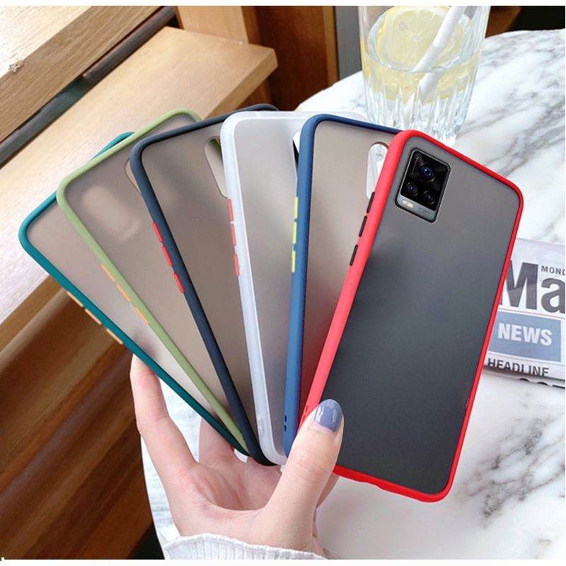 เคส​Huawei Y9​prime2019​/Nova3i​/Y6s​/Y9s​/Y5(2019)​/Y9(2019)​/Y7pro​(2018)​/Y7pro​(2019)​เคส​ขอบสี​หลัง​ขุ่น​