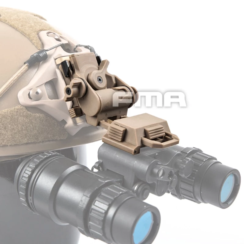 อุปกรณ์ยึดติดหมวกกันน็อคพลาสติก สำหรับติดกล้อง ไฟฉาย FMA ยุทธวิธี NVG L4G24 thumbnail 4