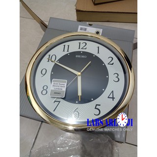 นาฬิกาแขวนผนัง Seiko QXA472 QXA472G สีทอง ของแท้