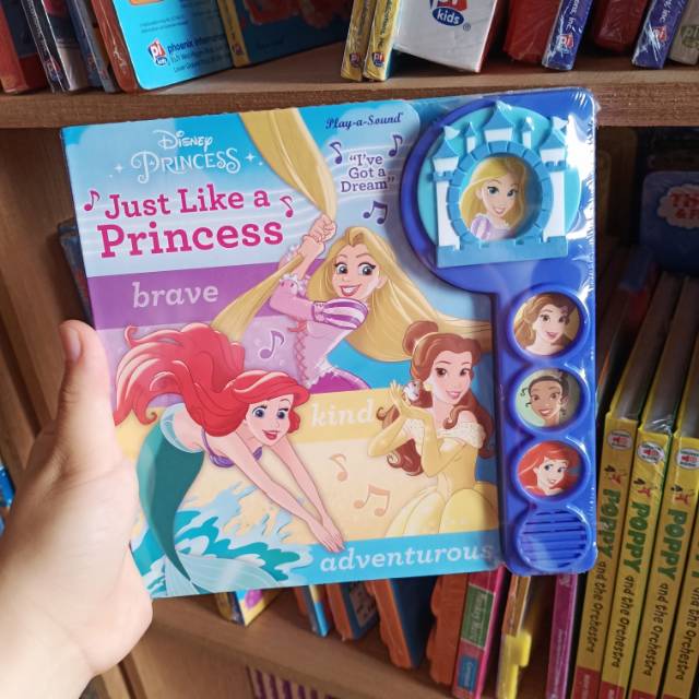 Disney Princess Just like a Princess Sound book/Sound book Princess disney rapunzel belle ariel