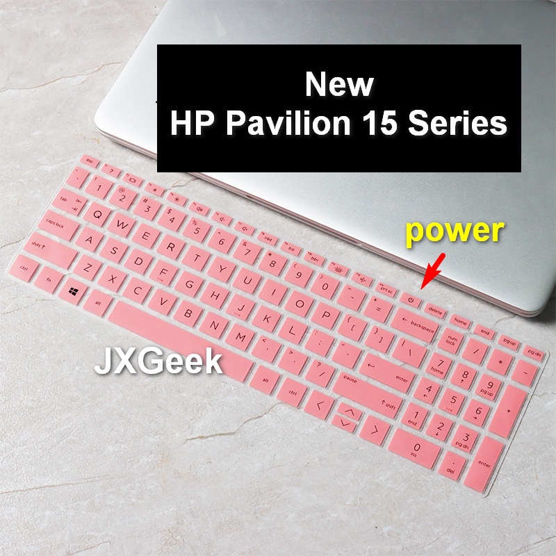 แผ่นซิลิโคนครอบแป้นพิมพ์ สําหรับ HP Pavilion 15 Series 15 นิ้ว HP 15-eg0010tx 15-eg0106TX 15-eg0107tx 15-eg008tx 15-eh0091AU 15.6 นิ้วตัวป้องกันแป้นพิมพ์แล็ปท็อปผิวโน๊ตบุ๊ค 2021 Super Thin Keypad Case Pavilion Gaming กันน้ำกันฝุ่น