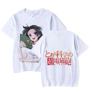[COD]เสื้อยืดแขนสั้นลําลอง พิมพ์ลาย Amine Shokuhou Misaki 3 มิติ สําหรับผู้ชายS-5XL