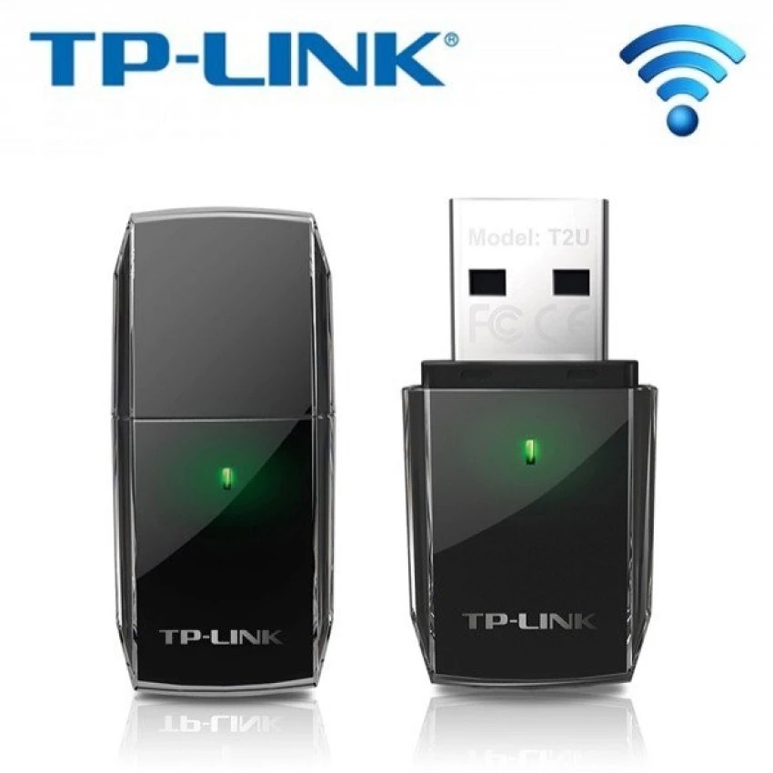 TP-Link AC600 Wireless Dual Band USB Adapter Archer T2U (สีดำ) #735 ...