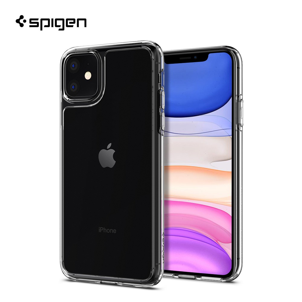 [ของแท้+ส่งฟรี] SPIGEN เคส iPhone11 / 11 Pro / 11 Pro Max Quartz Hybrid : Crystal Clear