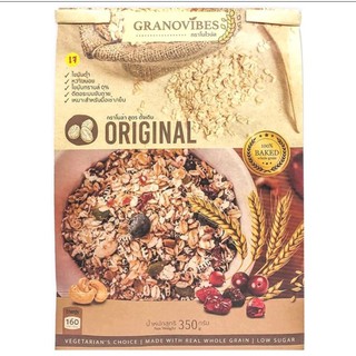 กราโนล่ารสดั้งเดิม Granovibes Granola Original 350g.