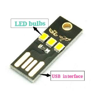 LED ไฟมินิชนิดบาง สำหรับพกพา  【lyfs】