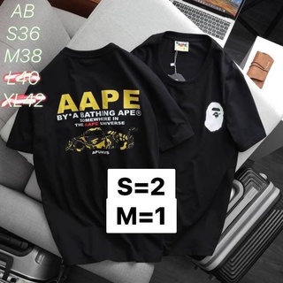 A BATHING APE เสื้อยืดแขนสั้น