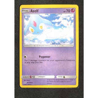 Azelf Basic 85/236 อักนอม Pokemon Card (Normal) ภาษาอังกฤษ