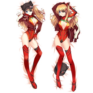 พร้อมส่ง ปลอกหมอนคอสเพลย์ Eva Mari Makinami Illustrious Dakimakura Hugging Body ขนาด 50x150 ซม.