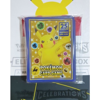 Sleeve ซองใส่การ์ดโปเกมอน ครบรอบ 25 ปี Pokemkon ลิขสิทธ์แท้