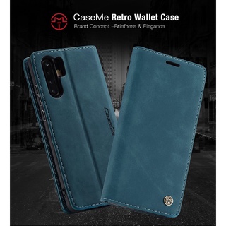 ของแท้ Caseme Flip Casing Huawei P30 / P30 Pro กระเป๋าสตางค์ ที่ใส่บัตร หนัง PU นิ่ม TPU เคส