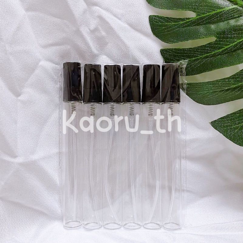 ขวดปากกา คละสี ใสสีดำ สีขาว สีใส ขวดแบ่งน้ำหอมขนาด10ML ขวดเสปรย์แอลกอฮอล์