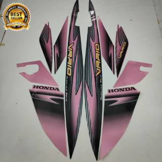 Hitam Striping คาร์บูเรเตอร์ honda vario 110 2007 สีดํา สีชมพู คุณภาพดี