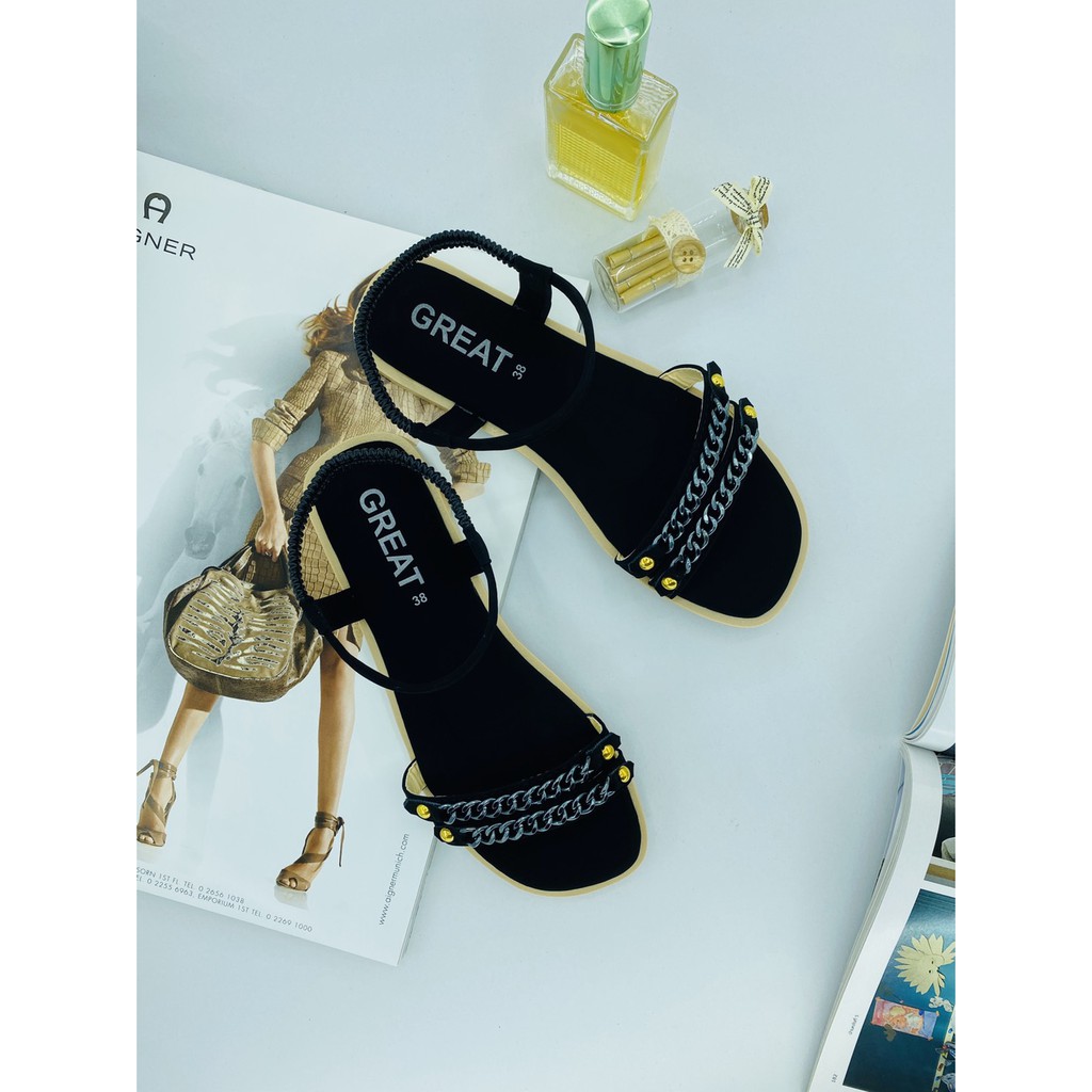GREAT-B01 รองเท้าผู้หญิงรัดส้น รองเท้าแฟชั่น ญ ไซส์ใหญ่ พื้นนิ่ม ใส่สบาย มีครบไซส์ 36-45 ราคาไม่แพง