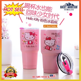 Hello Kitty Doraemon Doremon Tumbler กระติกน้ําร้อน เย็น สองชั้น 30 ออนซ์ 900 มล.