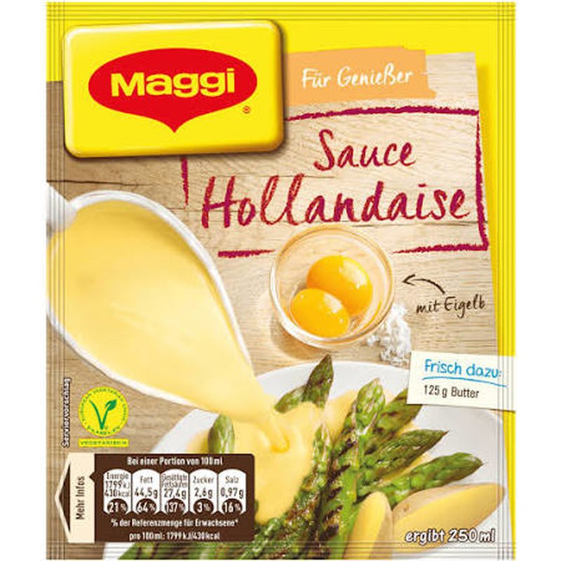 แม็กกี้ ซอสฮอลแลนเดช ซอสกึ่งสำเร็จรูป 33 กรัม - Maggi Sauce Hollandaise Instant 33g