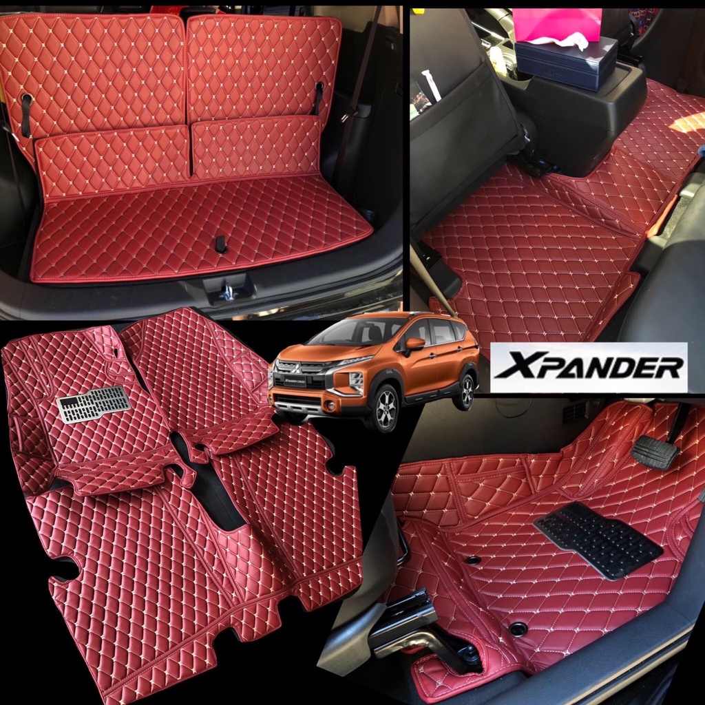ตกแต่งบ้าน พรมปูพื้นรถ 7ที่นั่ง 6D/7D # Fortuner,Everest,MU-X,Pajero,,Avanza,,Xl-7,FREED เข้ารูปตรงรุ่น(พร้อมส่ง แถม2) ส่งด่วน สั่งเลย