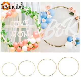 15-40 Cm Portabl Metal Garland Rings/ Romantic Handmade Catcher Hoops for Weddings Bridal Shower Home Party Decoration