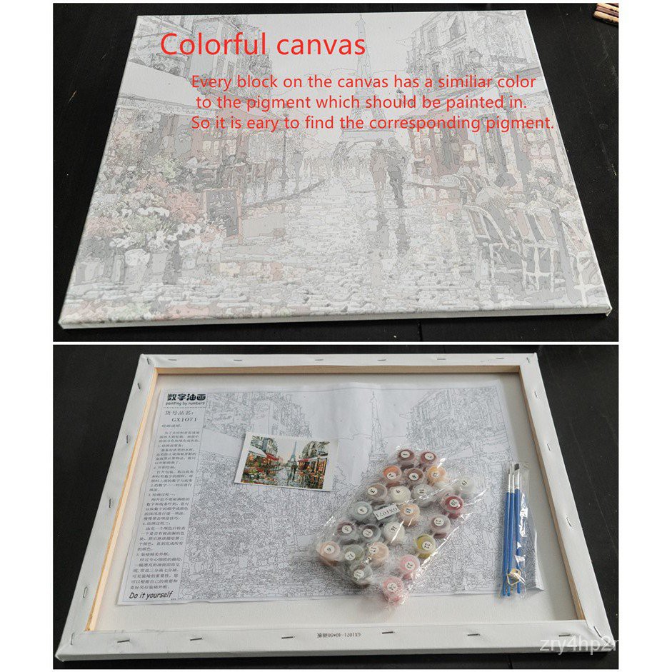 4050Cm Diy Digital Oil Painting Paint By Numbers On Canvas Vincent Van ...