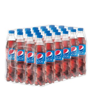 เป๊ปซี่ เครื่องดื่มน้ำอัดลม 430 มล. x 24 ขวด Pepsi Carbonated Soft Drink 430ml x 24 Bottles