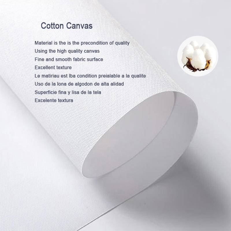 ภาพวาดผ้าใบ รูปพระพุทธรูป สีทอง สีสันสดใส สําหรับตกแต่งบ้าน - รูปที่ 4