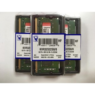 Kingston Ram KVR NoteBook ( KVR32S22S8/8GB ) NB 3200 8GB **ของใหม่** (8 Giga Bits)