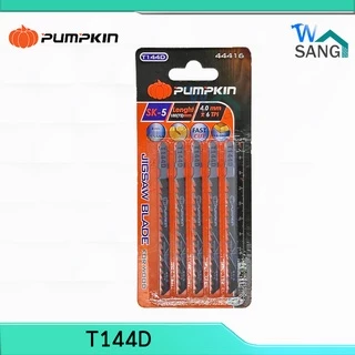 ใบเลื่อยจิ๊กซอ ใบเลื่อยจิ๊กซอว์ PUMPKIN สำหรับตัดไม้ ตัดเหล็ก ตัดPVC (แพ็ค5ใบ) @wsang