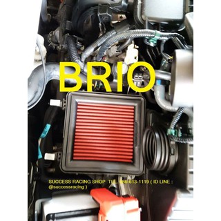 กรองอากาศ Hurricane แบบผ้า ตรงรุ่น honda brio / Brio Amaze