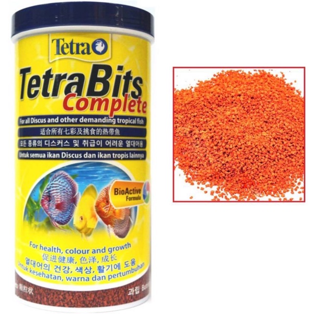 Tetra Bits อาหารปลาสมบูรณ์ 93 GM