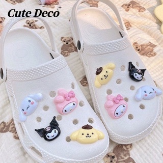 【 Cute Deco 】พุดดิ้งสุนัขน่ารัก (7 แบบ) พุดดิ้ง / หัวเมโลดี้ / ปุ่ม Cinnamon Dog Charm Crocs / รองเท้า Jibbitz Croc น่ารัก DIY / วัสดุเรซินเสน่ห์ สําหรับ DIY