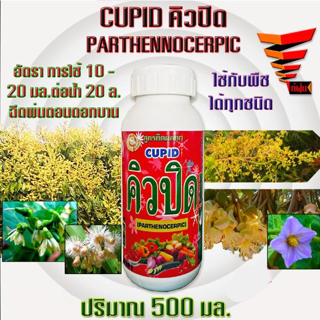 CUPID คิวปิด สารผสมเทียม Parthenocerpic  สูตรติดผลดกขนาด 500 มิลลิลิตร