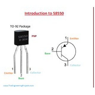 (10ตัว)ทรานซิสเตอร์ S8550 Transistor