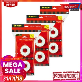 สก๊อตช์ เทปโฟมกาวสองหน้า รุ่น 110 21 มม. x 1ม. แพ็ค 6 ม้วน3M Foam Tape #110 21 mm x1M 6 Pcs/Pack