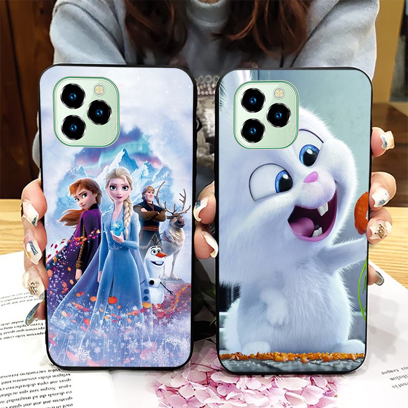 น่ารัก OUKITEL C21 C21 Pro C22 C23Pro WP5 WP6 ฝาครอบ Mickey Minions Snowball Pikachu Elsa Case