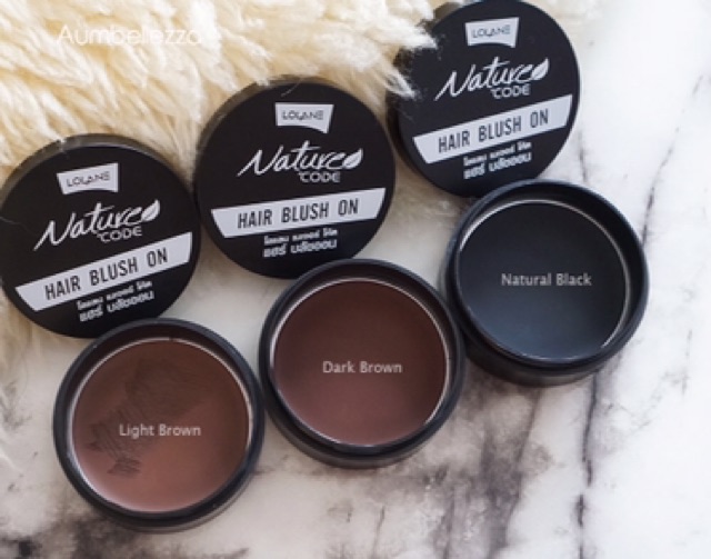 🔥โลแลน เนเจอร์โค้ด แฮร์ บลัชออน 4.5 กรัม (ปิดผมขาวชั่วคราว)🔥 Lolane Nature Code Hair Blush On - รูปที่ 3