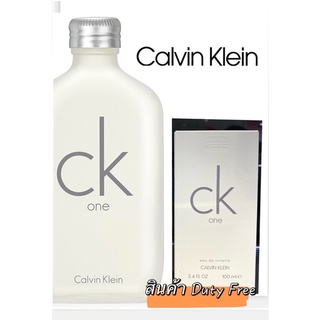 CALVIN KLEIN น้ำหอม CK One Eau De Toilette 100 mlใช้ได้ทั้งผู้หญิงและผู้ชาย